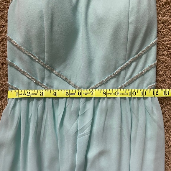 🔥Light Blue Chiffon Formal Dress - Picture 6 of 8